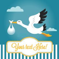 Vector stroke flat illustration