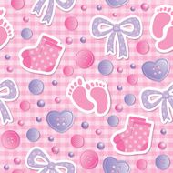 baby seamless pattern vector eps 10