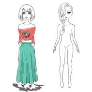 fashion girl woman N4