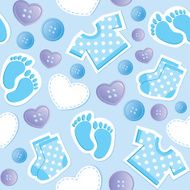 baby blue seamless pattern