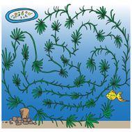 Little fishes maze for kids aquarium