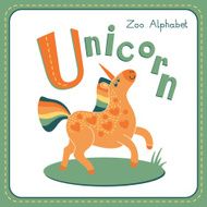 Letter U - Unicorn