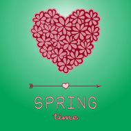 Spring time card