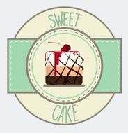 Vintage cupcake poster design N13