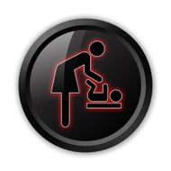Icon Button Pictogram &quot;Baby Change&quot; N39