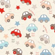 Seamless Background With Cars N6