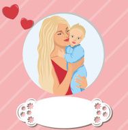 woman child mother&#039;s day mom son family baby
