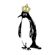 Emperor Penguin vector illustration