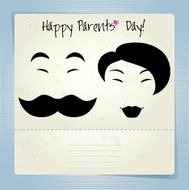 Happy Parents Day background or card N7