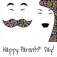 Happy Parents Day background or card N10