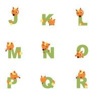 Alphabet J-R Fox