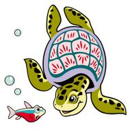 Cartoon Turtle N23