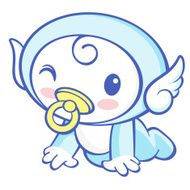 The Cherub Mascot is crawling around the room N5