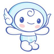 Flexibility as possible a sets of Cherub Mascot Angel Character N10