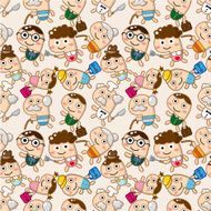 seamless family pattern N3