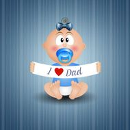 Child with message for Father&#039;s Day N4