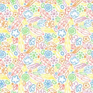 abstract floral pattern N2