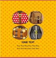 cartoon bag card