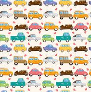 Seamless car pattern N9