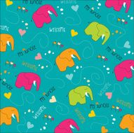 Seamless baby elephant pattern N5