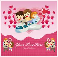 cartoon family card N2