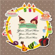 Cartoon Birthday card N26