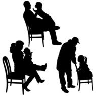 Vector Silhouette Of People N68