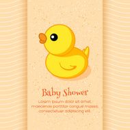 Baby shower card N174