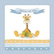 Baby shower card N175