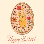 Easter egg with bunny N4
