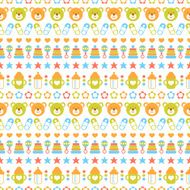 Seamless baby pattern N14