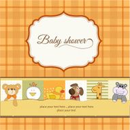 baby shower announcement card N11