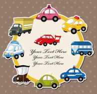 cartoon car card N15