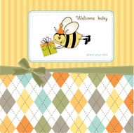 birthday card with bee N11