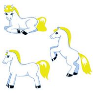 Cute pony set