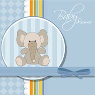 new baby boy announcement card N33