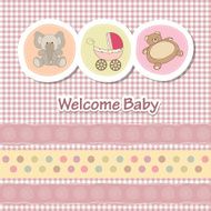 baby shower card with funny animals N16
