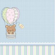 new baby boy announcement card N34