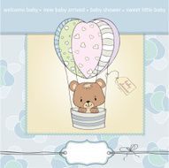 new baby boy announcement card N35