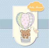 new baby boy announcement card N36