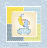 welcome baby announcement card N7