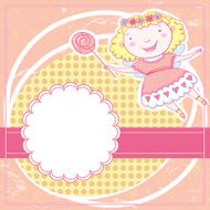 Invite Card Fairy And Lollipop