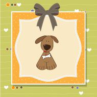 greeting card with dog N2
