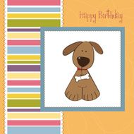 birthday card with dog N11