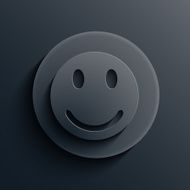 Vector dark circle icon Eps10 N4