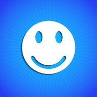 Vector icon on blue background Eps10 N2