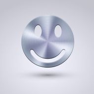 Vector full metal icon on blue background Eps10 N4