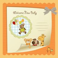Baby shower card N194