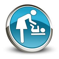 Icon Button Pictogram Baby Change N3