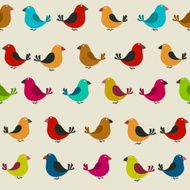 Bird seamless pattern N3
